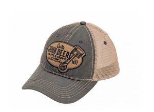 MC13080526OX - Gorra con parte posterior en red vintage JOHN DEERE gris y beige