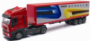 NEW15613 - IVECO Stralis 4x2 rojo con semi 3 ejes IVECO