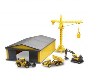 NEW32105 - Caja de obra con máquinas VOLVO