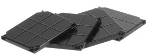 NZG7871 - 4 placas estabilizadoras en miniatura para grúa de 250t dimensiones 28 x 22 mm