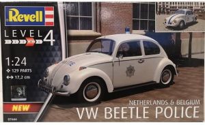 REV07666 - VOLKSWAGEN Beetle Modelo policial belga u holandés para montar y pintar