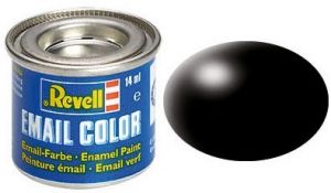 REV32302 - Pintura esmalte negro satinado 14ml