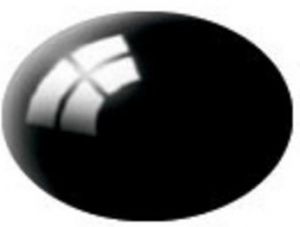REV36107 - Pintura acrílica negra brillo bote 18 ml