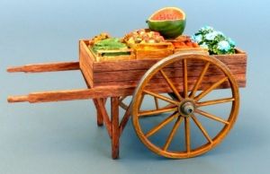 PLS513 - Carro con Verduras. en equipo pintar