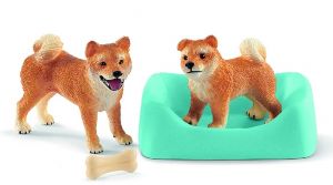 SHL42479 - Shiba Inu madre y cachorro