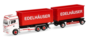 HER319317 - MAN TGS TM 6x2 con depósito y remolque de 1+1 ejes EDELHAUSER