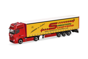 HER319218 - MERCEDES BENZ Actros Giga 4x2 con remolque de 3 ejes SCHIFFERS