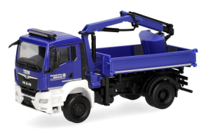 HER319522 - MAN TGS volquete y grúa THW Brandenburg