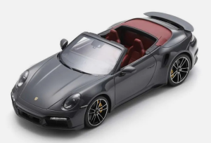 SCH18U00143 - PORSCHE 992 Turbo S Cabriolet 2022 gris ágata