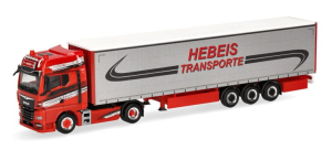 HER320498 - MAN TGX GX 4x2 con remolque de 3 ejes HEBEIS TRANSPORTE