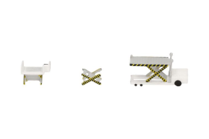 HER520621-001 - Cargador de contenedores blancos - 2 sets