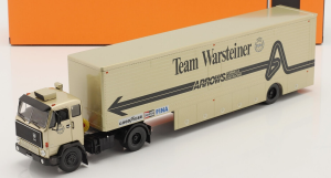 IXOTTR023 - VOLVO F89 4x2 con remolque cama baja 1 Eje Team WARSTEINER