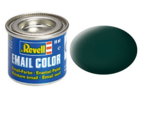 REV32140 - Pintura esmalte verde negro mate 14ml