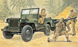 ITA0314 - JEEP Willys para montar y pintar