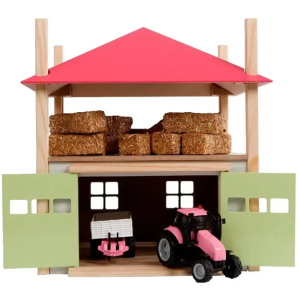 KID610085 - Edificio con garaje y buhardilla rosa (Tejado desmontable vendido sin accesorios)