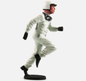 FLM118053-D1 - FIGURITA: Piloto Jim en la parrilla de salida, con casco blanco