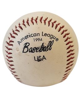 SHELL-002 - Usado – Pelota de juego – Liga Americana de Béisbol de 1994