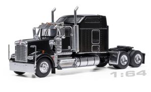 IXO64TR014B - KENWORTH W900 Sleeper Cab 6x4 1990 Negro