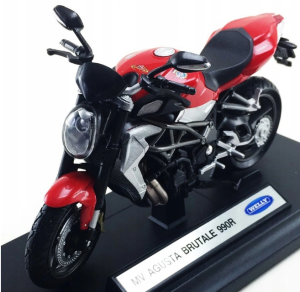 WELMV19660PW - Moto MV AGUSTA Brutale 990R rojo negro gris