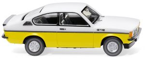 WIK022902 - OPEL Kadett C coupé GT/E Blanco y amarillo