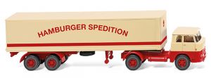 WIK051319 - HENSCHEL HS 14/16 4x2 con carrocería semirrígida 2 ejes Hamburger Spedition