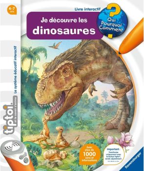 RAV001453 - Libro interactivo TIPTOI - Je découvre les Dinosaures | a partir de 4 años