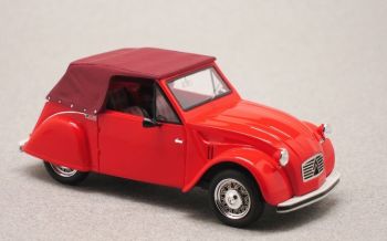 FRANS0019 - CITROEN 2CV Sarhy cabriolet cerrado 1954 rojo - Limitado a 250 ejemplares.