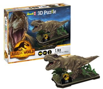 REV00241 - Puzzle 3D 50 piezas T-Rex Jurassic World
