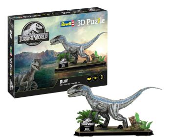 REV00247 - Rompecabezas 3D de 57 piezas - JURASSIC WORLD - Azul