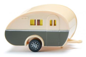 WIK005401 - Caravana 1 eje gris y marfil