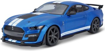 MST31388 - Ford Mustang Shelby GT500 2020, azul con franjas blancas