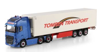 WSI01-4768 - VOLVO FH5 Globtrotter XL 6x2 con remolque frigorífico TOMREN de 3 ejes
