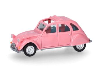HER020824-008 - CITROEN 2CV techo plegable abierto rosa