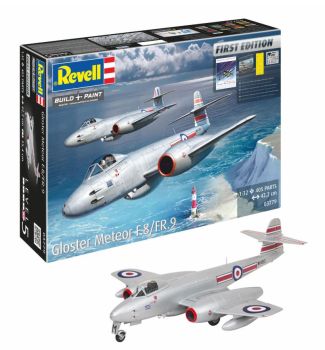REV03779 - Kit de avión Gloster Meteor F.8/FR.9 Primera Edición (Montaje y pintura)