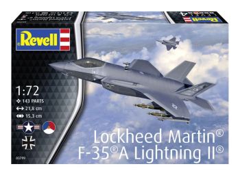 REV03799 - Avión de combate LOCKHEED Martin F-35A Lightning II para montar y pintar