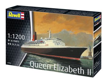 REV05806 - Buque Queen Elizabeth II para montar y pintar