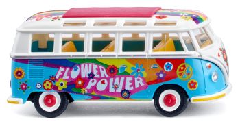 WIK079744 - VOLKSWAGEN Tipo 1 samba bus - FLOWER POWER