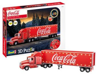 REV00152 - Puzzle 3D Led 168 Piezas Camión COCA COLA