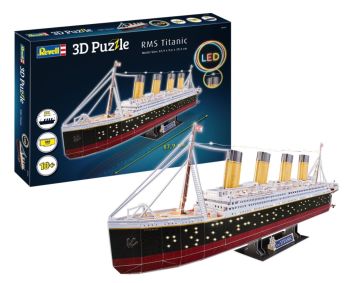 REV00154 - Puzzle 3D Edición Led 266 Piezas RMS TITANIC