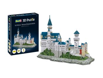 REV00205 - Puzzle 3D 141 Piezas Castillo Neuschwanstein