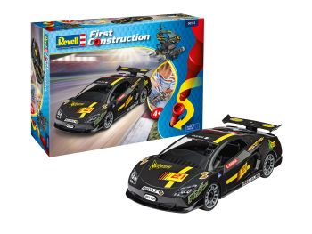 REV00923 - Mi primer juguete para construir - Coche de carreras negro