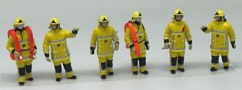 ALERTE0098 - 6 Bomberos Traje de bomberos urbano amarillo