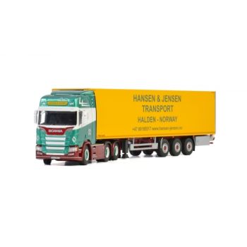 WSI01-2652 - SCANIA R Highline con remolque frigorífico de 3 ejes HANSEN & JENSEN