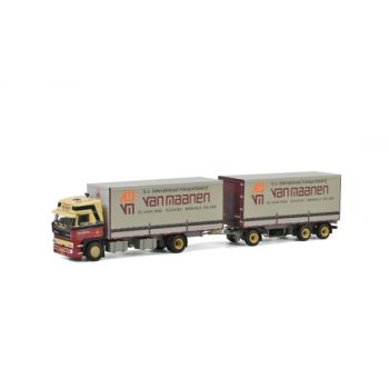 WSI01-2829 - DAF 3600 SC rígido con remolque Van maanen