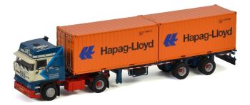 WSI01-3295 - DAF 3600 SC 4x2 con portacontenedores JONKER y 2 Contenedores 20 Pies HAPAG LLOYD