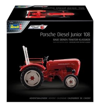 REV01036 - Calendario de adviento 2021 - PORSCHE Junior 108 con cuadro para montar