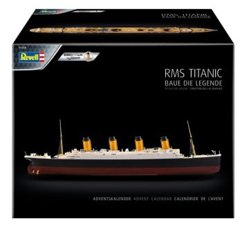 REV01038 - Calendario de adviento 2021 - RMS Titanic con pintura para montar