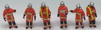 ALERTE0117 - 6 Bomberos Urbanos Traje naranja