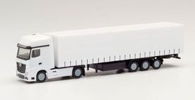 HER013796 - MERCEDES Actros 4x2 con remolque de lona 3 Ejes - En kit