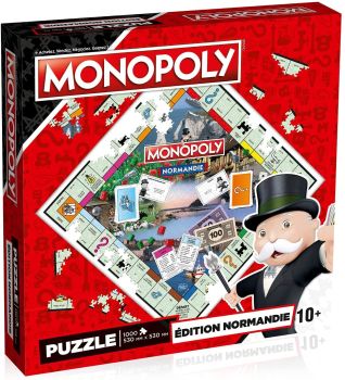WIN01702 - Puzzle de 1000 piezas MONOPOLY Normandía
